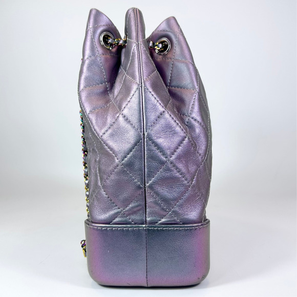 Chanel Iridescent Lambskin Gabrielle Chain Backpack - Picture 4 of 12